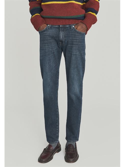 slub knit black denim ROY ROGER'S | 517FOXRUN